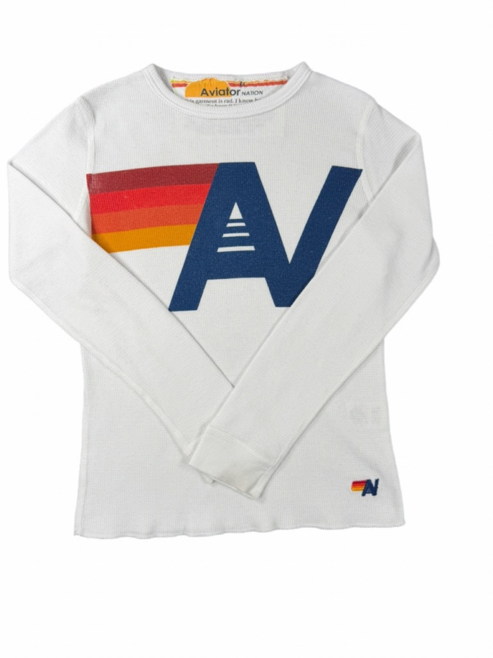 AVIATOR NATION Kids Long Sleeve Logo Thermal - 8